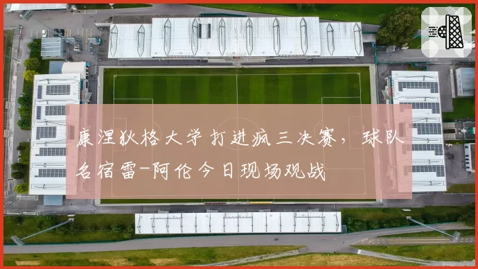 康涅狄格大学打进疯三决赛,球队名宿雷-阿伦今日现场观战